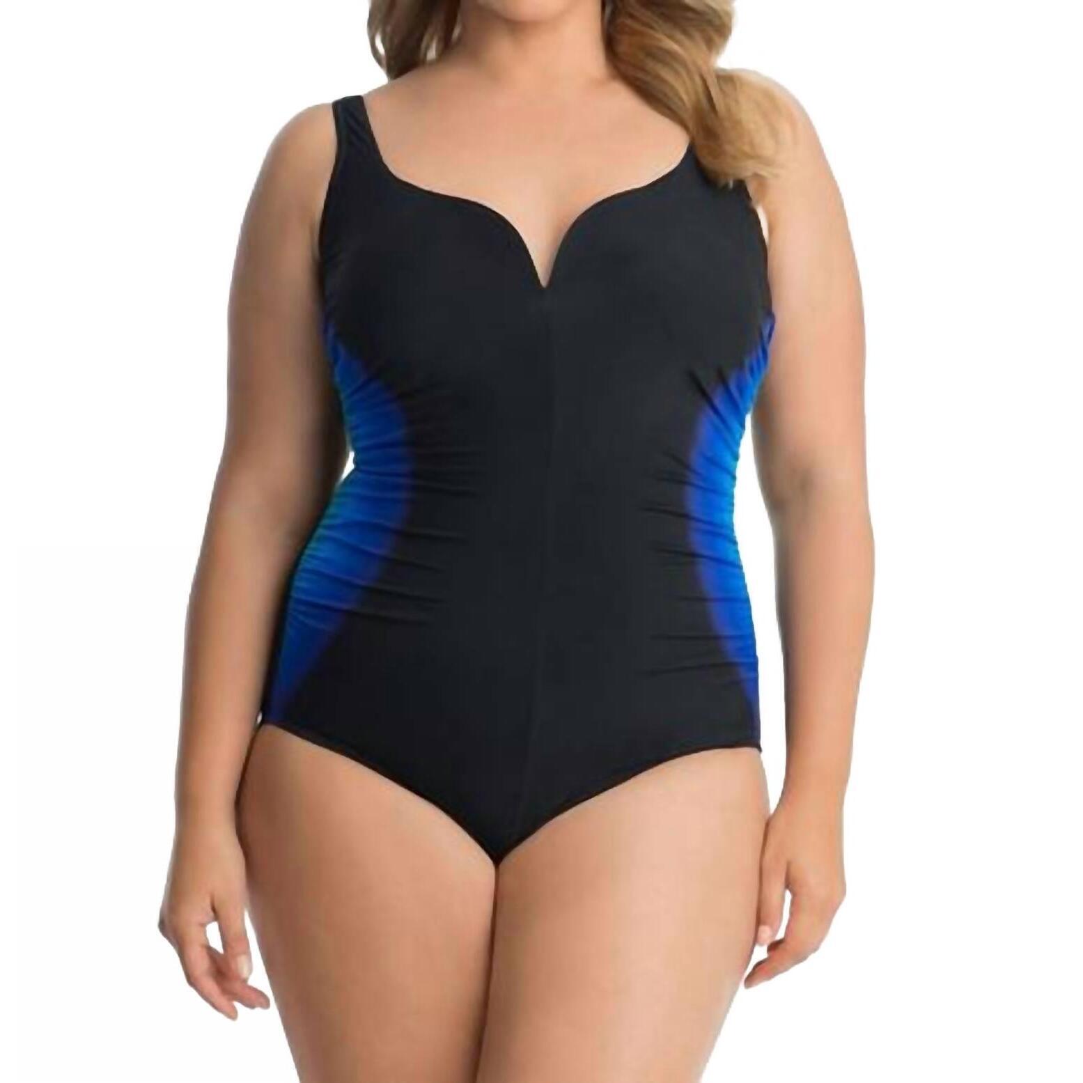 New Miraclesuit Temptress Bikini One Piece - Plus In Black